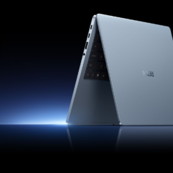 Secțiunea design: șasiu aluminiu monobloc Xiaomi Redmibook 14 Pro 2026 în culoarea Albastru cerului