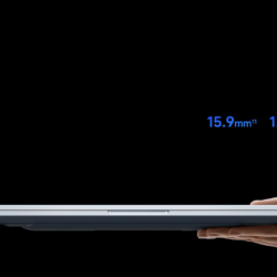 Dimensiuni și greutate Xiaomi Redmibook 14 Pro 2026: 312,04 × 220 × 15,9 mm, 1,48 kg ținut în mână