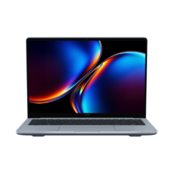 Laptop Xiaomi Redmibook 14 Pro 2026, vedere frontală cu ecran deschis 14 inchi 2,8K și ramă REDMI
