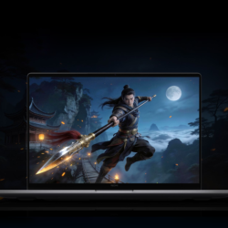 Logo Intel Core Ultra Series 3 pe laptopul Xiaomi Redmibook 16 Pro 2026